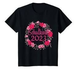 Kinder Schule Einschulung Schulkind 2023 Füllung Schultüte Mädchen T-Shirt von Schulkind Geschenk & T-Shirt Co.