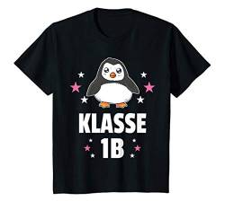 Kinder Schulkind 2020 Pinguin Klasse 1b Einschulungsgeschenk T-Shirt von Schulkinder Klassen Outfit & Einschulungsgeschenke
