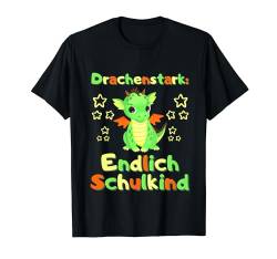 Schultüte Drache: Schulstart 2023 und Schulkind Einschulung T-Shirt von Schulstart, erster Schultag und Einschulung 2023