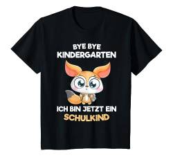 Kinder Süßer Fuchs Schule Einschulung Schulkind T-Shirt von Schulstarter