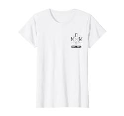 Damen Mom Est. 2024 | Mutter Mama Schwangerschaft Baby Flasche T-Shirt von Schwangerschaft 2024 Familie Geschenk