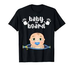Baby On Board Süßes Design Für Schwangere Mütter Babybauch T-Shirt von Schwangerschaft Babynachwuchs Babyparty Eltern