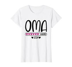 Werdende Oma Nachwuchs Baby Ankündigung Oma 2024 Loading T-Shirt von Schwangerschaft verkünden Oma 2024 Geschenk