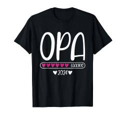 Werdender Opa Nachwuchs Baby Ankündigung Opa 2024 Loading T-Shirt von Schwangerschaft verkünden Opa 2024 Geschenk