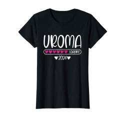 Damen Werdende Uroma Nachwuchs Baby Ankündigung Uroma 2024 Loading T-Shirt von Schwangerschaft verkünden Uroma 2024 Geschenk