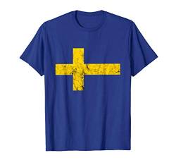 Schweden Fahne Schwedische Flagge Sverige Schwede Kostüm T-Shirt von Schwedische Flagge Norden Skandinavien Geschenke