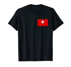 Suisse Land Switzerland Schweizer Flagge Swiss Deko Schweiz T-Shirt von Schweizerische Fahne Schwiiz Grüezi Wappen Europa
