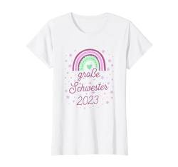 Große Schwester 2023 Geschwisterliebe Familie Nachwuchs Sis T-Shirt von Schwester Geschenkidee Für Familie Geschwister
