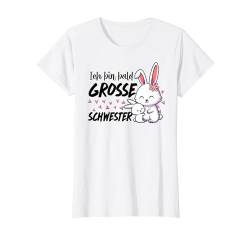 Ich Bin Bald Große Schwester Familie Geschwister Nachwuchs T-Shirt von Schwester Geschenkidee Für Familie Geschwister