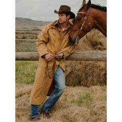 Reitermantel Canvas Riding Coat, Farbe mustard S von Scippis