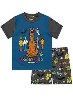 Scooby Doo Jungen Schlafanzug Blau 122 von Scooby Doo