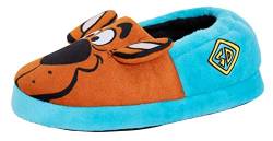 Scooby-Doo! Kinder-Hausschuhe für Jungen und Mädchen, 3D-Hundeohren, Pantoletten, warm gefüttert, für den Innenbereich, blau, 33 EU von Scooby-Doo!