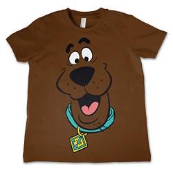 Scooby Doo Offizielles Lizenzprodukt Face Unisex Kinder T-Shirt - Braun 5/6 Jahre von Scooby Doo