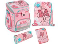 Schulranzen SCOOLI "EasyFit, Minnie Mouse" Gr. B/H/T: 33 cm x 36,5 cm x 29 cm, pink (minnie mouse) Kinder Rucksäcke Schulranzen von Scooli