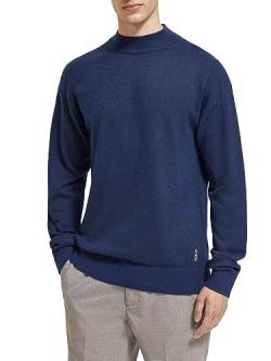 Dropped Shoulder Basic Mock in Recycled Polyester Blend von Scotch & Soda