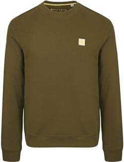 Scotch & Soda Herren Essential Logo Badge Sweatshirt, Algae 6895, XL EU von Scotch & Soda