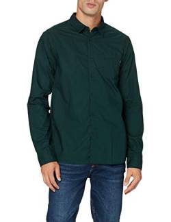 Scotch & Soda Herren Leichtes Baumwollshirt Freizeithemd, Grau (Green Smoke 0797), 41 (Herstellergröße: L) von Scotch & Soda