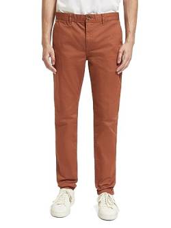 Scotch & Soda Herren Mott Slim Fit Chino Hose, Deep Toffee 6765, 33W / 32L EU von Scotch & Soda