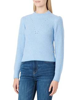 Scotch & Soda Maison Damen Fuzzy Knitted Sweater with Puffy Sleeves Pullover, Sky Blue 0112, M von Scotch & Soda