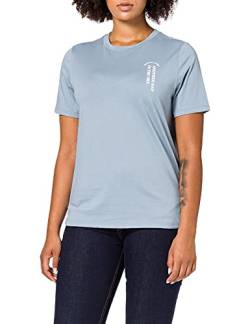 Scotch & Soda Maison Damen Grafik aus Bio-Baumwolle T-Shirt, French Blue 3628, L von Scotch & Soda