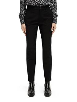 Scotch & Soda Maison Damen Lowry-Mid Rise Slim Trousers Hose, Black 0008, 26 von Scotch & Soda