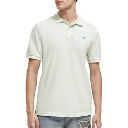 Scotch & Soda Men's Classic Organic Pique Polo Shirt, Mint 0108, M von Scotch & Soda