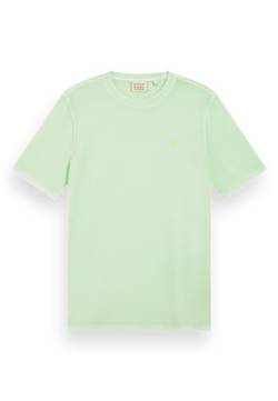 Scotch & Soda Men's Garment Dye Logo Crew T-Shirt, Seafoam 0514, XXL von Scotch & Soda
