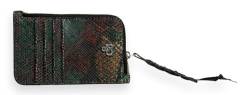 Scotch & Soda Printed Leather Cardholder with A Zip Snake von Scotch & Soda