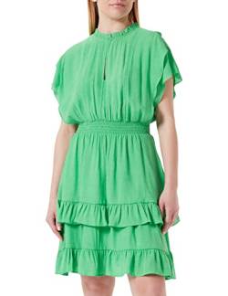 Scotch & Soda Women's Easy Fitted Smocked Mini Dress, Bright Parakeet 5704, 42 von Scotch & Soda