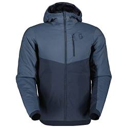 Scott M Insuloft Light Hoody Blau - Daunen Warme windabweisende Herren Isolationsjacke, Größe XXL - Farbe Metal Blue - D von Scott