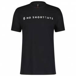 Scott - No Shortcuts S/S - T-Shirt Gr XXL schwarz von Scott