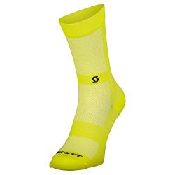 Scott Performance No Shortcuts Crew Fahrrad Socken gelb 2023: Größe: L (42-44) von Scott