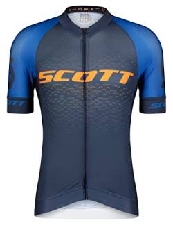 Scott RC Pro Fahrrad Trikot kurz blau/orange 2022: Größe: M (46/48) von Scott