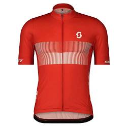 Scott RC Team 10 Fahrrad Trikot kurz rot/weiß 2024: Größe: L (50/52) von Scott