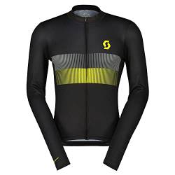 Scott RC Team 10 Fahrrad Trikot lang schwarz/gelb 2024: Größe: XL (54/56) von Scott