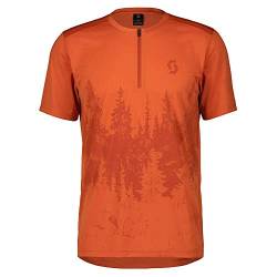 Scott Trail Flow Zip Fahrrad Trikot kurz braze orange 2023: Größe: L (50/52) von Scott