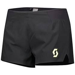 Scott W RC Run Split Shorts Schwarz, Damen Hose, Größe L - Farbe Black - Yellow von Scott