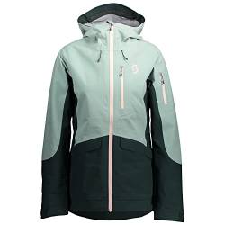 Scott W Vertic 3l Jacket Colorblock-Grün, Damen Anoraks, Größe XS - Farbe Tree Green - Fog Green von Scott