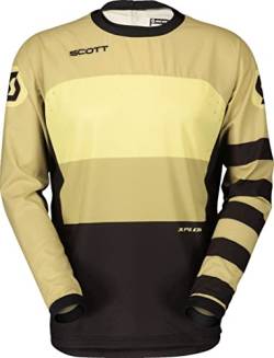 Scott X-Plore Swap MX Motocross Jersey/DH Fahrrad Trikot lang beige/schwarz 2023: Größe: XL (52/54) von Scott