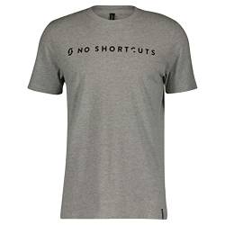 Scott casual Herren MS No Shortcuts S T-Shirt, grau, M von Scott