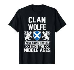 Clan Wolfe Schottische Familie Clan Schottland Verwüstung t18 T-Shirt von Scottish Family Clan Scotland Name
