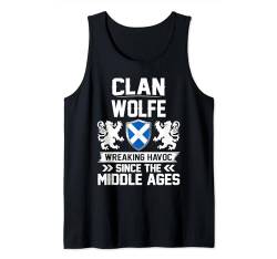 Clan Wolfe Scottish Family Clan Scotland richtet Chaos an t18 Tank Top von Scottish Family Clan Scotland Name