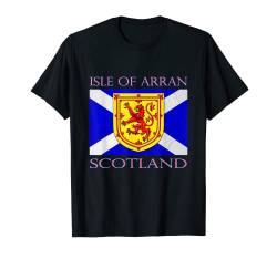 Isle of Arran Edinburgh Schottland Red Lion Rampant T-Shirt von Scottish Pride and National Patriotic Designs