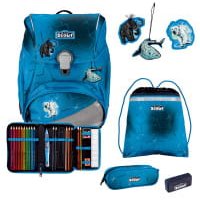 Scout Alpha Schulranzen-Set 4tlg Polar Blue von Scout