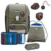 Scout Genius Schulranzen-Set 4tlg Adventure von Scout