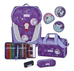 Scout Sunny II Safety Light Schulranzen-Set 4tlg., Lila Luna von Scout