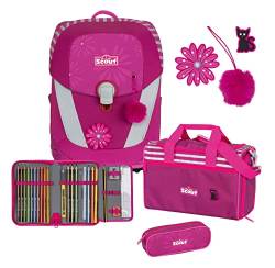 Scout Sunny II Schulranzen Set 4 tlg. Pretty Pink von Scout