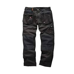 Scruffs Arbeitshose „Worker Plus“, schwarz 50S / 24 (T51789) von Scruffs