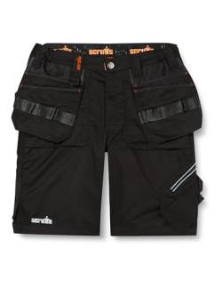 Scruffs Damen Trade Flex Holster Shorts, Schwarz, 42 von Scruffs