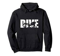 DIVE Tauchen Divemaster Diver Unter Wasser Taucher Pullover Hoodie von Scuba Diving & Tauchen Shop